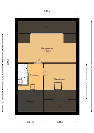 Floorplan - Leeuwerik 31, 3752 ND Bunschoten-Spakenburg